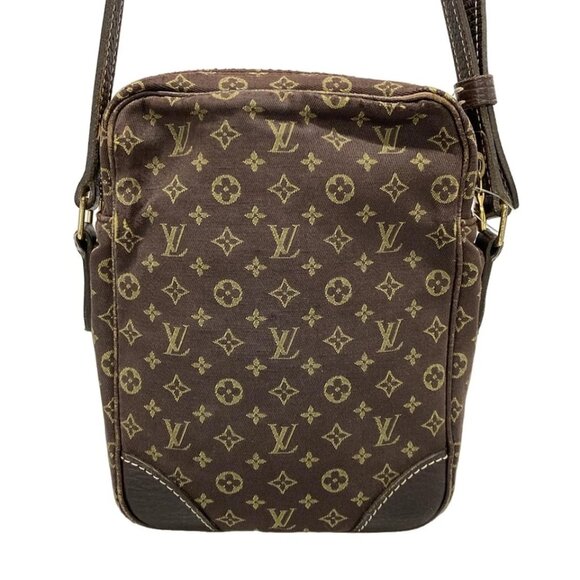 LOUIS VUITTON Danube Ebene Monogram Mini Lin Shoulder Bag 454-072425 - Picture 2 of 11